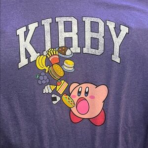 Nintendo Kirby Logo Tee in Blue